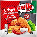 Kwik Bite Crispy Chicken Hot & Spicy Fillets 500 g