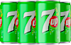 7up Can 185 ml - Pack Of 6
