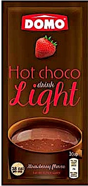Domo Hot Choco Drink Light Strawberry 10 g