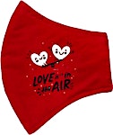 Red Love is in the Air Adult Washable Mask