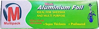 Multipack Mini Aluminium Foil 12.5 x 12 cm