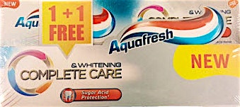 Aquafresh Toothpaste Complete Care Whitening 1+1 100 ml