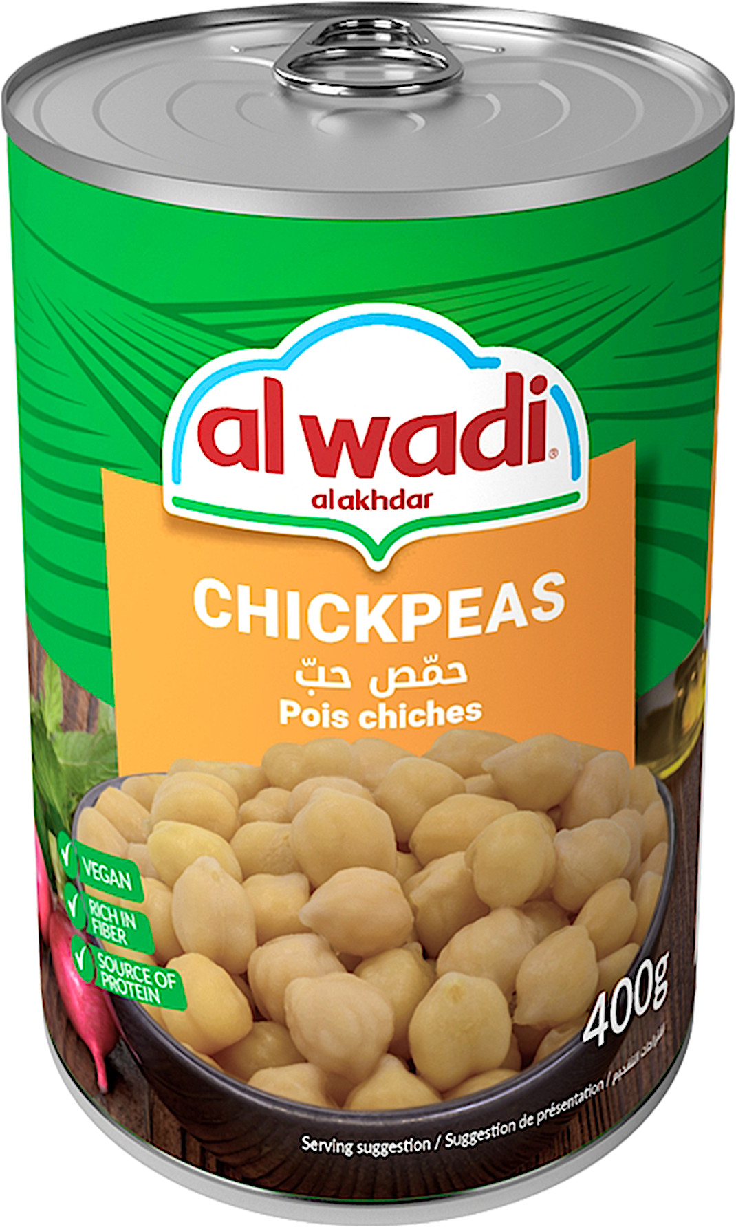 Al Wadi Al Akhdar Chick Peas 400 g