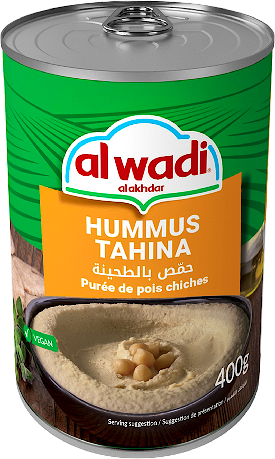 Al Wadi Al Akhdar Hummus Tahina 400 g