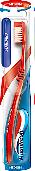 Aquafresh Standard Toothbrush Red Medium 1's