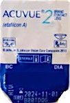 Acuvue2 Monthly Contact Lenses D-7.50 1's