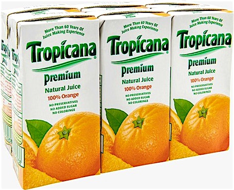 Tropicana Premium Orange 180 ml (5+1 Free)