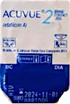 Acuvue2 Monthly Contact Lenses D-4.00 1's