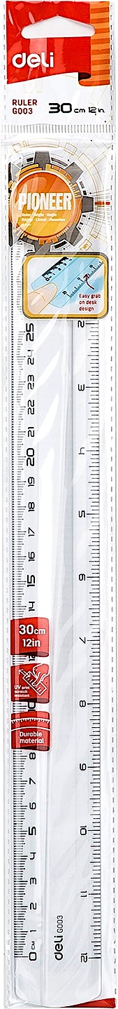Deli Ruler 30 cm