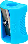 Deli Neon Pencil Sharpener BLue 1's