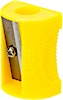 Deli Neon Pencil Sharpener Yellow 1's