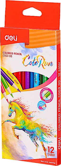 Deli Colored Pencil 12's