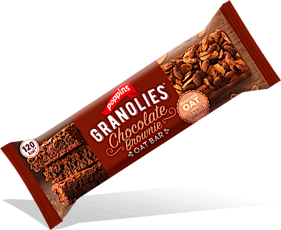 Poppins Granolies Chocolate Brownie Oat Bar 30 g