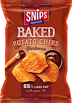 Snips Barbecue Baked Potato Chips 62 g