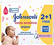 Johnson's Baby Wipes 168 wipes