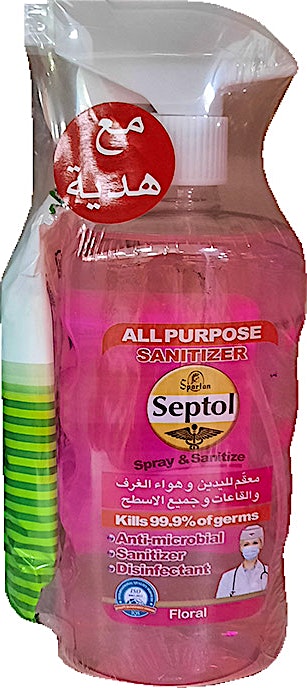 Septol Spray & Sanitize Floral 750 ml