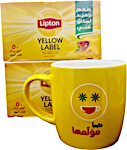 Lipton Tea Bags 50's x2 + Free Mug