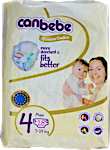 Canbebe Diapers Size 4 18's