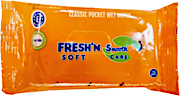 Fresh'n Soft Classic Orange Wet Wipes 15's