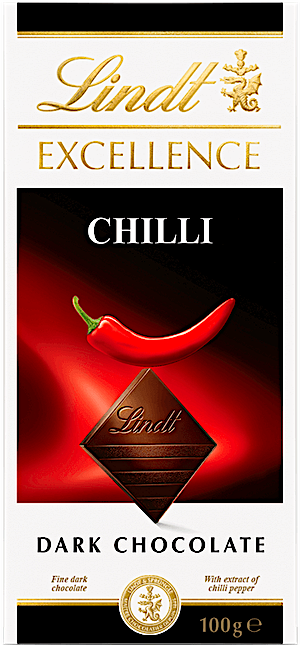 Lindt Excellence Chilli Dark Chocolate 100 g