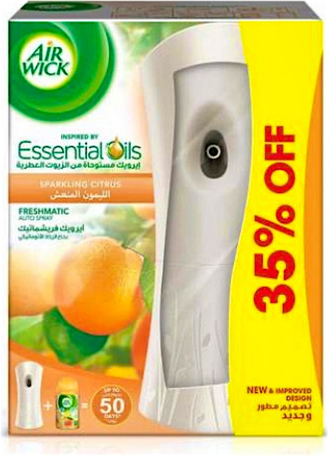 Airwick Sparkling Citrus Freshmatic Autospray 250 ml @35% OFF