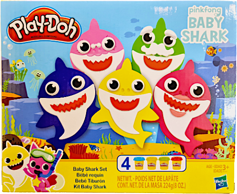 Pinkfong Baby Shark Paste 4's