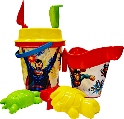 Superman Small Sea Bucket + Sprinkler