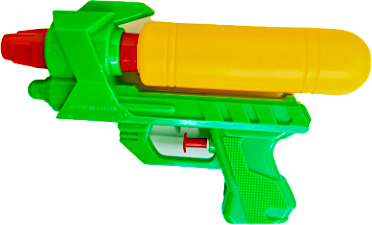 Green Water Gun Small 1's