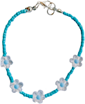 Flowery Blue Bracelet 1's