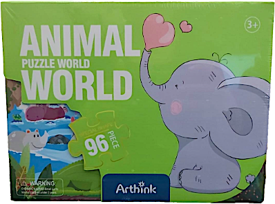 Animal World Puzzle 96's