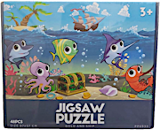Gold & Ship Puzzle 48's
