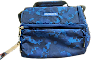 Exsport Lunch Bag Blue Army with Side Compartment 1's
