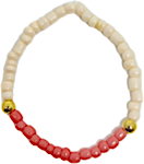 Red & White Bracelet 1's
