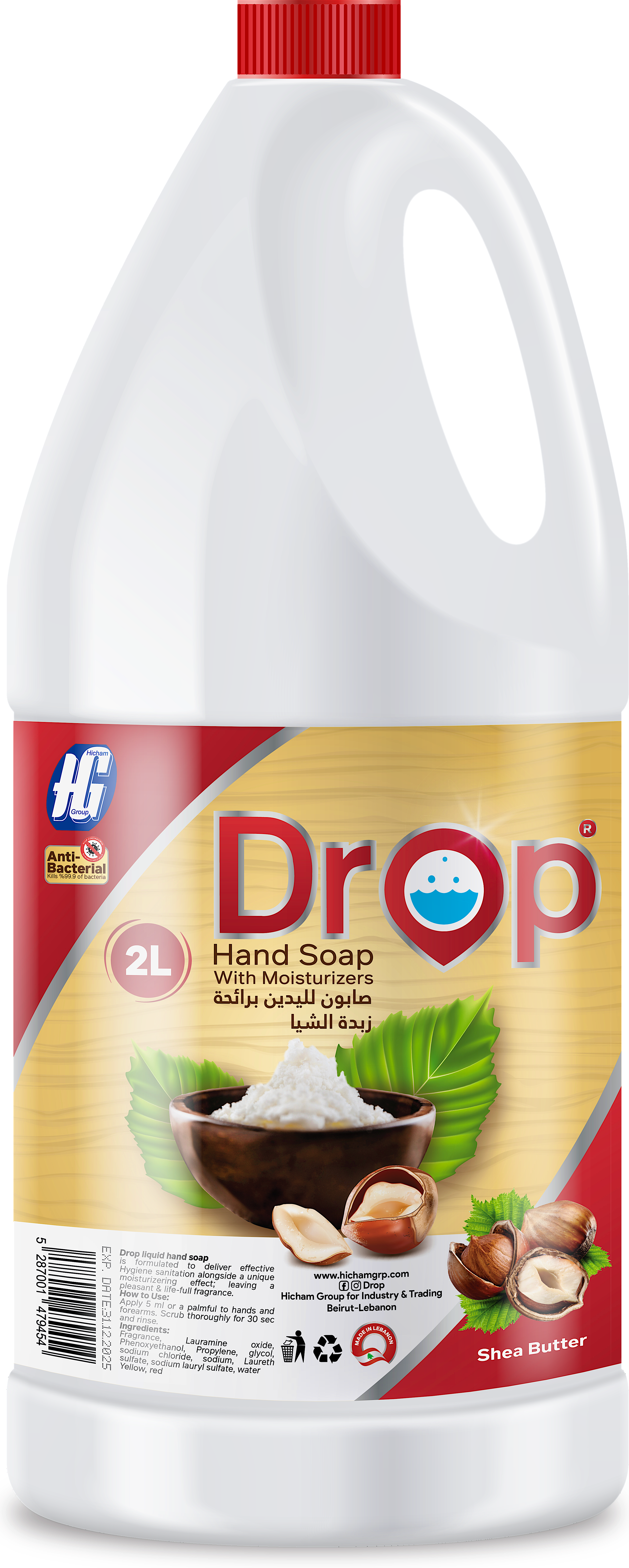 Drop Hand Soap Shea Butter 2 L