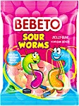 Bebeto Sour Worms 80 g