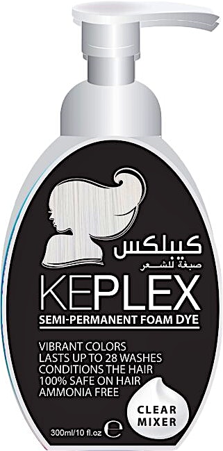 Keplex Crazy Color Foam Toner Clear Mixer - Semi-Permanent 300ML
