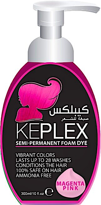 Keplex Crazy Color Foam Toner Magenta - Semi-Permanent 300ML