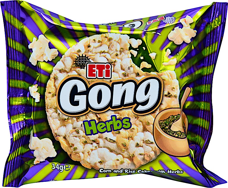 Eti Gong Herbs & Corn Rice Cakes 34 g