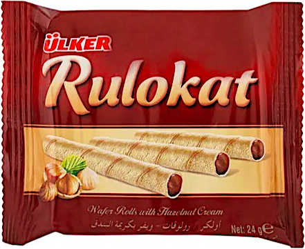Rulokat Wafer Rolls with Hazelnut Cream 24 g