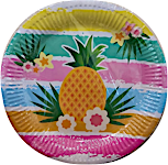 Pineapple Plates 8's 23 cm