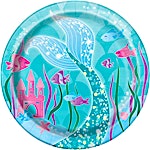 Mermaid Plates 8's 23 cm