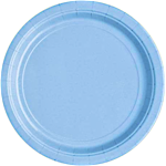 Light Blue Plates 10's 23 cm