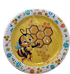 Bee Plates 8's 23 cm