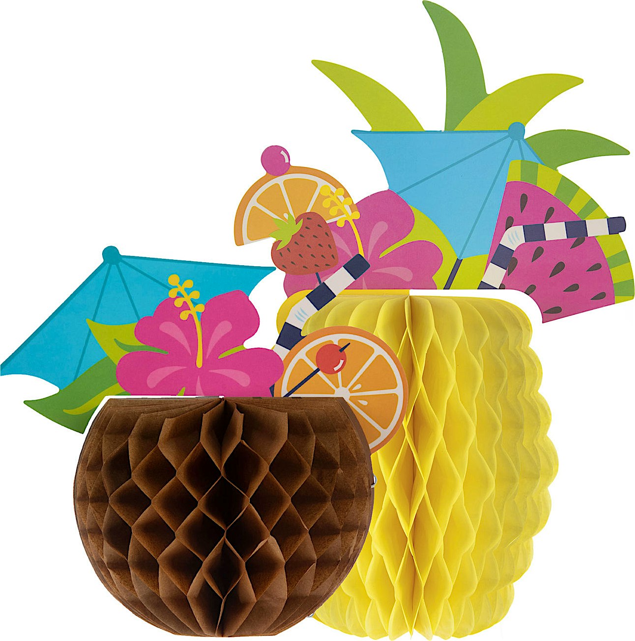 Tropical Drinks Hanging Decoration 1's
