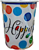 Happy Birthday Rainbow Cups 8's