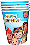 Happy Birthday Cocomelon Cups 8's