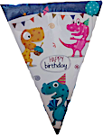 Happy Birthday Dinasour Party Banners 1's