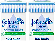 Johnson's Pure Cotton Buds x2@35% OFF
