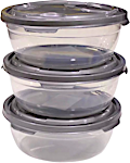 Frosty 3pcs - Tupperware Rounded Silver