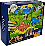 Prairie Dinosaur Painting Puzzle 24's
